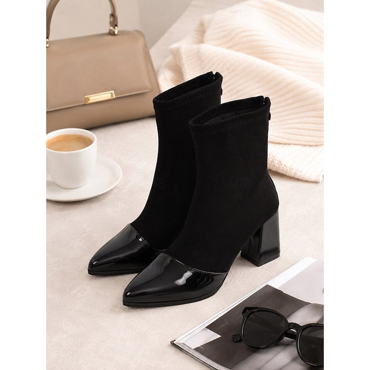 Cap-Toe Chunky obcas botki