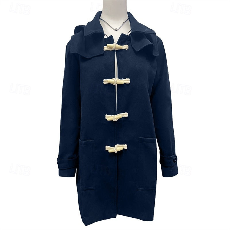 Z kapturem Toggle Overcoat