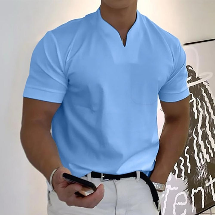 Elegancki kołnierz koszulka polo