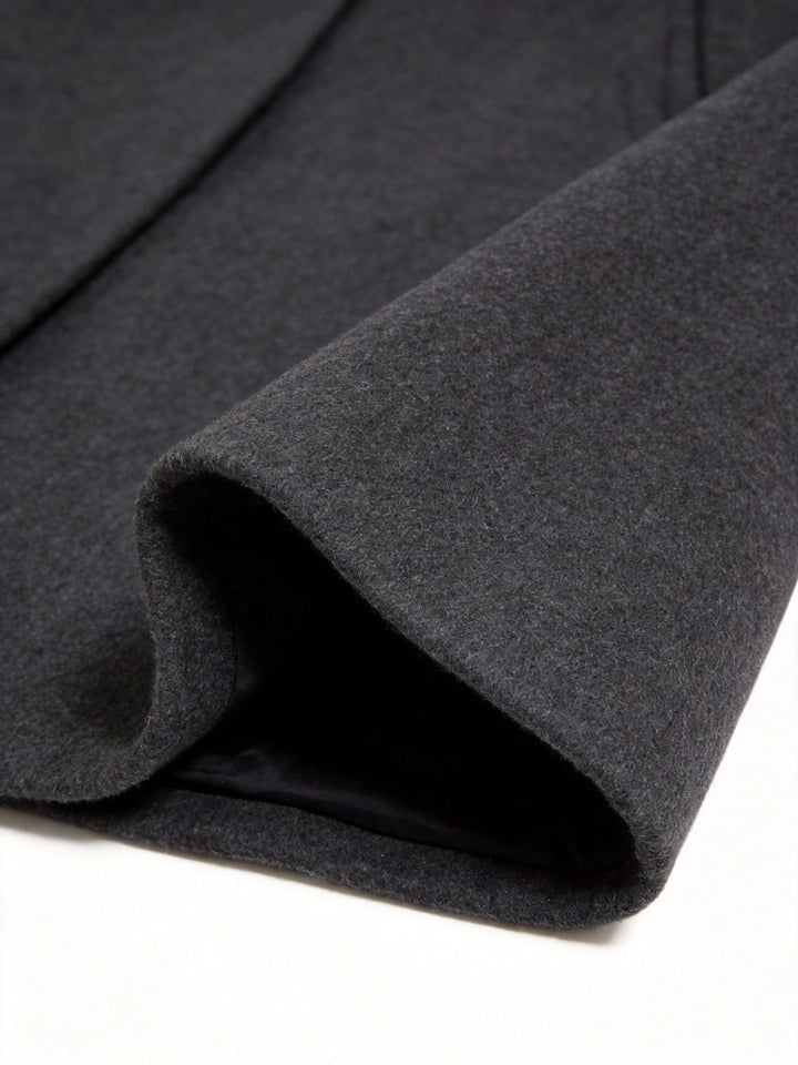 Elegancki długi Trench płaszcz