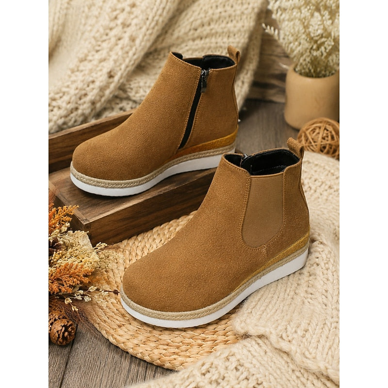 Przytulny Wedge botki