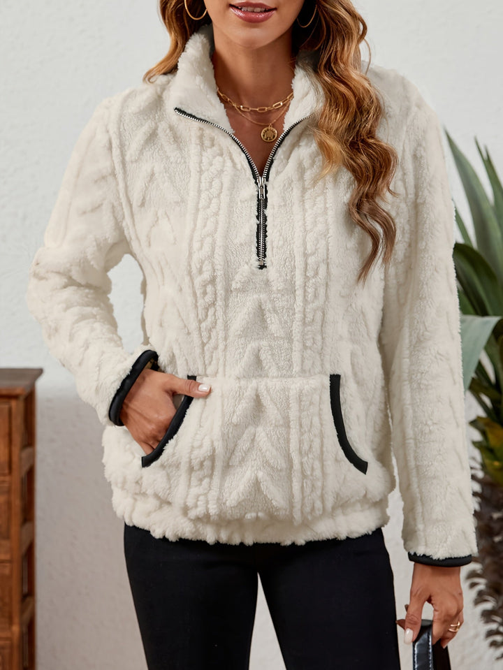 Przytulny zamek 1/2 sweter