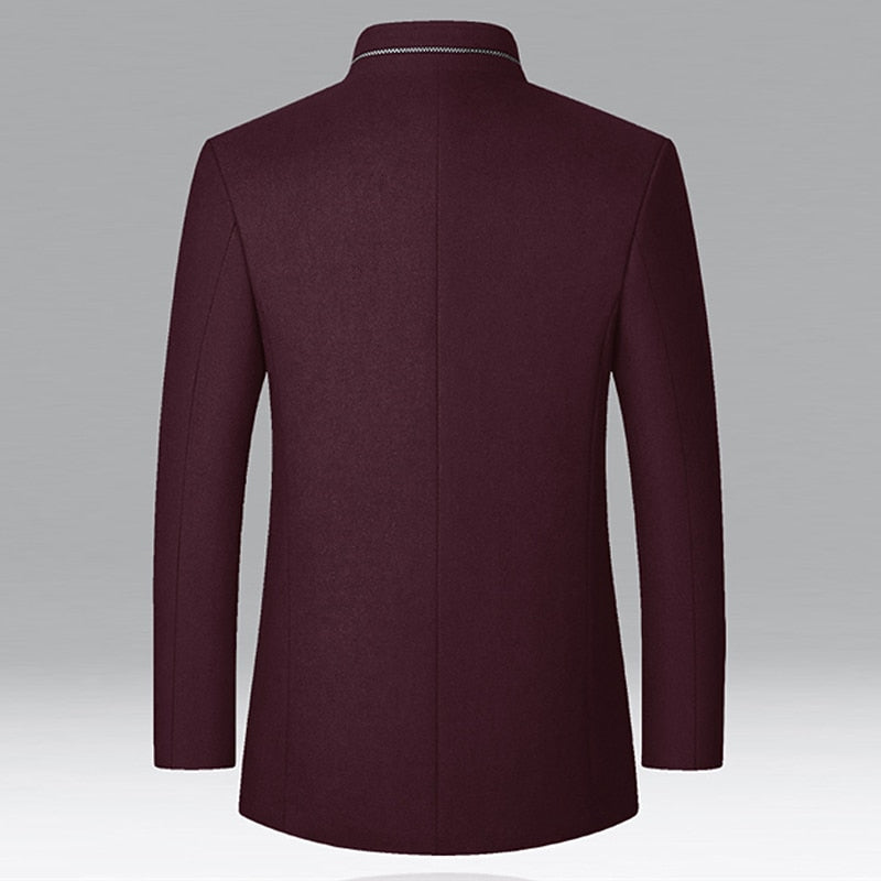 Elegancki stójka Overcoat