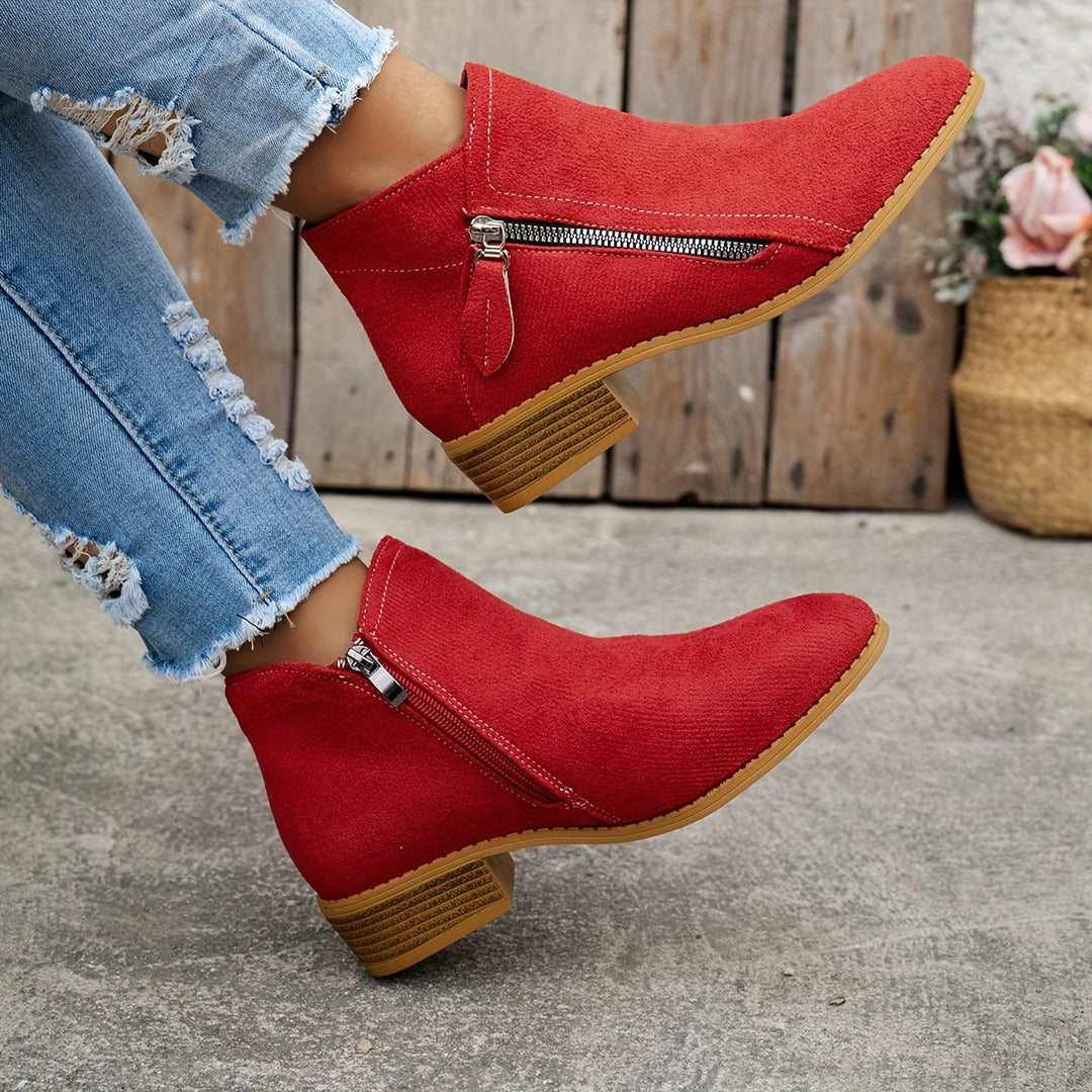 Elegancki wygodny Zipper buty