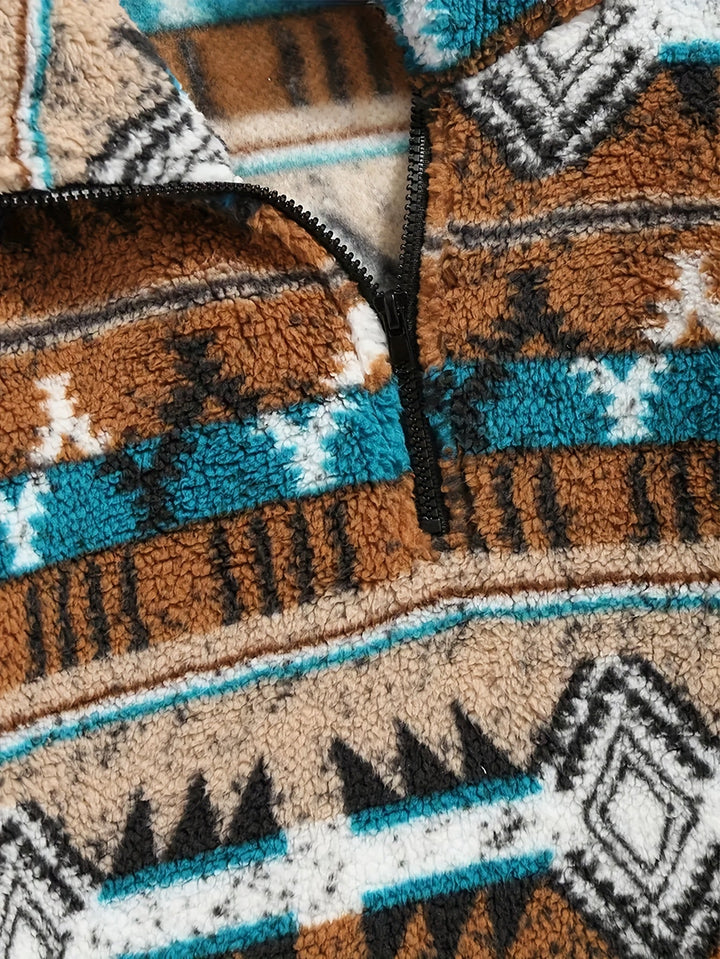 Tradycyjny zamek 1/2 sweter