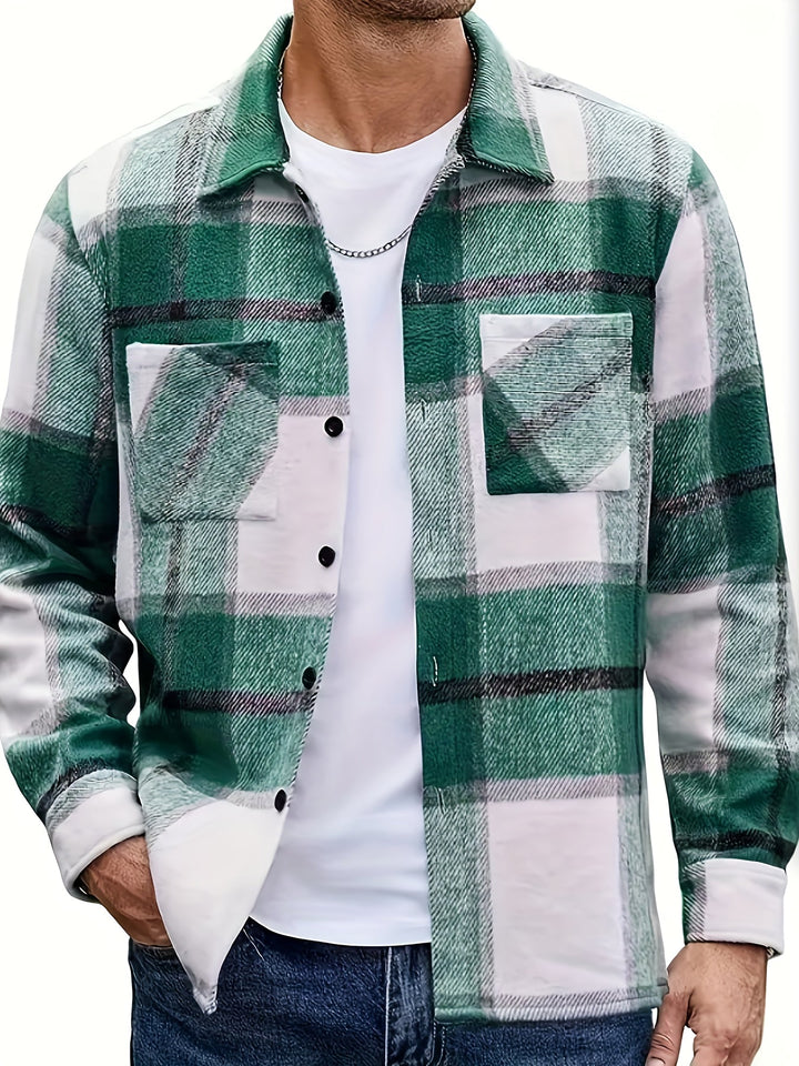 Solidny Check Overshirt