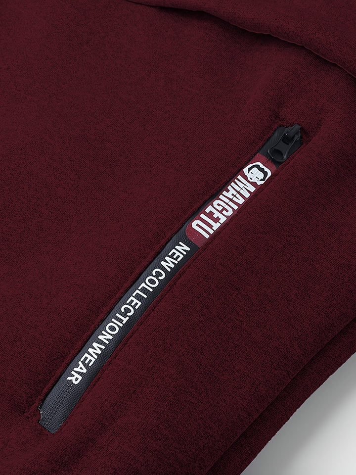 Przytulny z kapturem Zip-Up kurtka