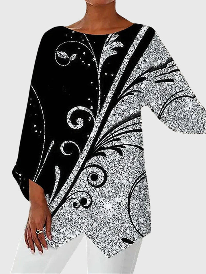 Shimmer Butterfly długi-rękaw top