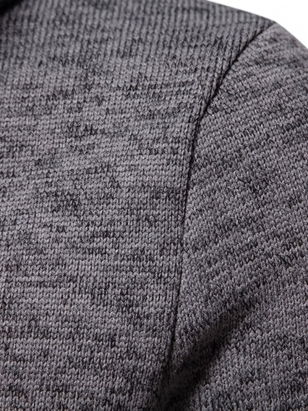 Luźny kołnierz Button-Up sweter