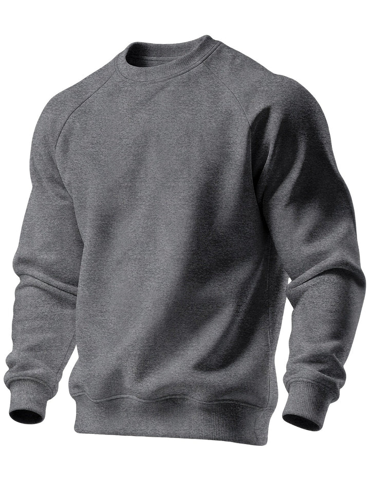 Klasyczny Raglan bluza z okrągłym dekoltem