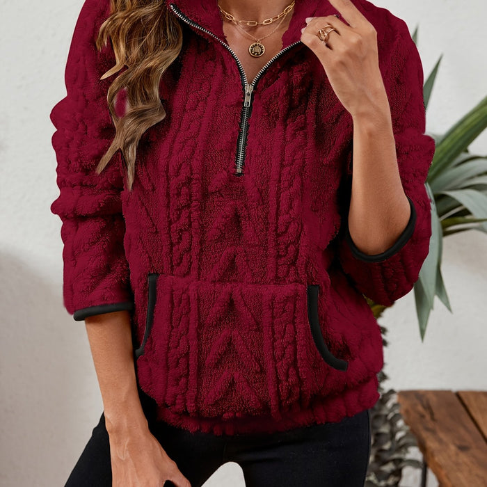 Przytulny zamek 1/2 sweter