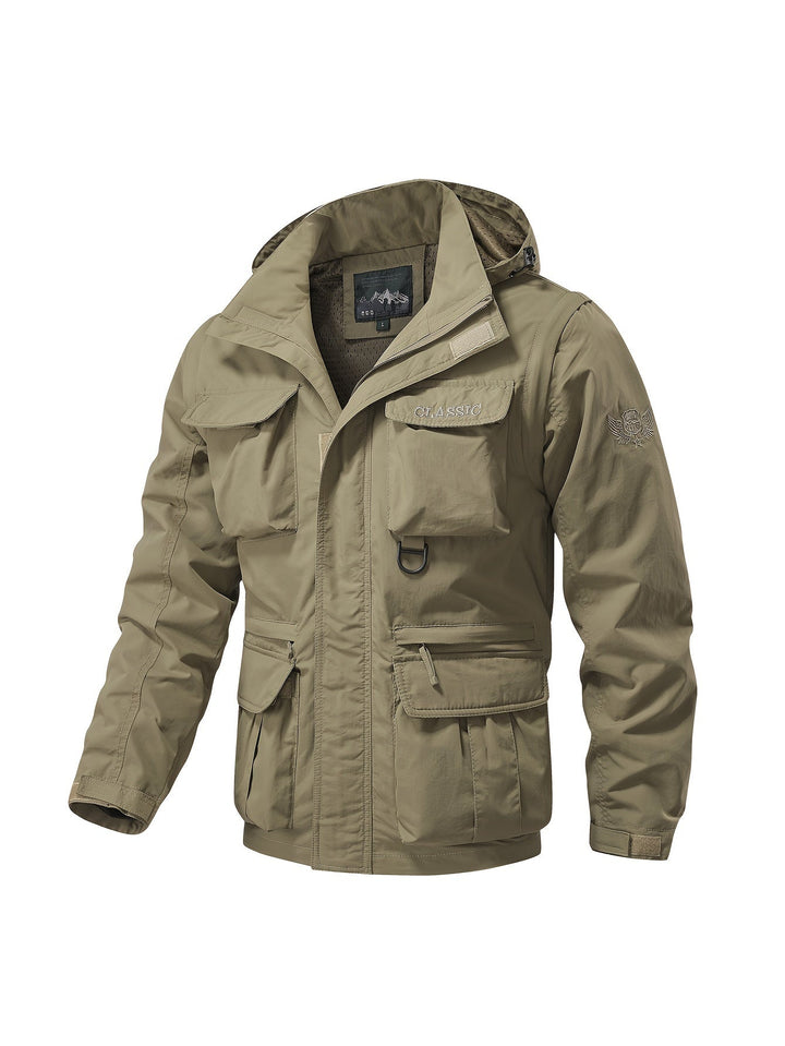 Solidny Multi-Pocket Cargo kurtka
