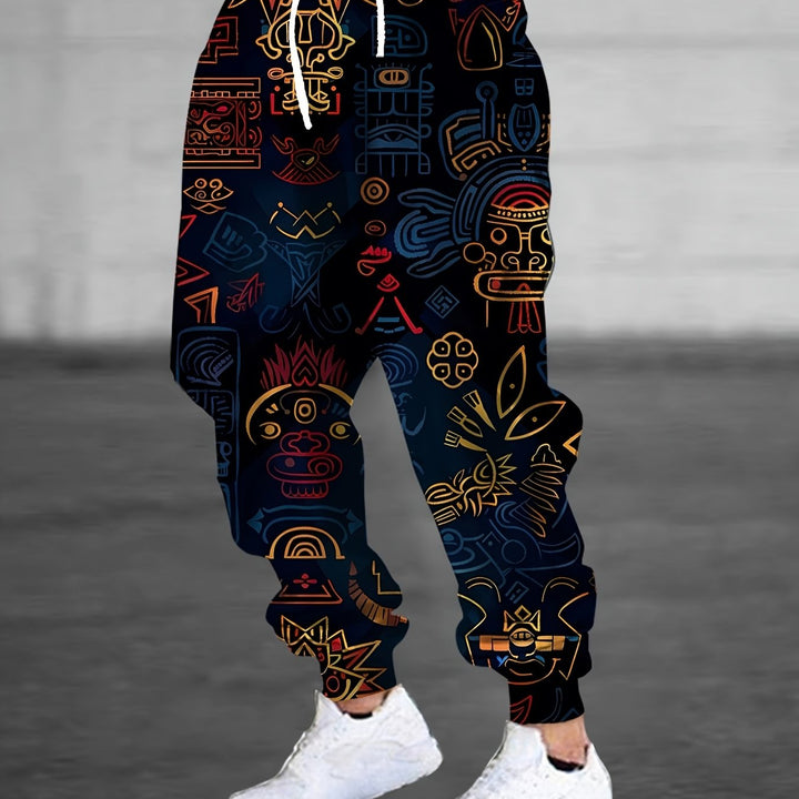 Wyrazisty wzorzysty joggery
