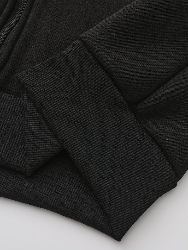 Blok kolorystyczny Zip-Up bluza z kapturem