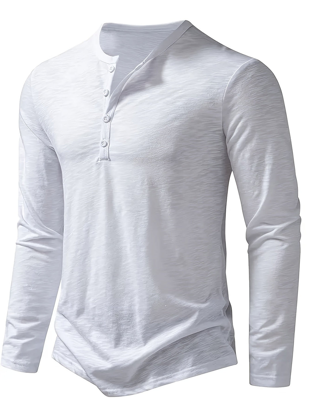 Klasyczny Button-Placket Henley