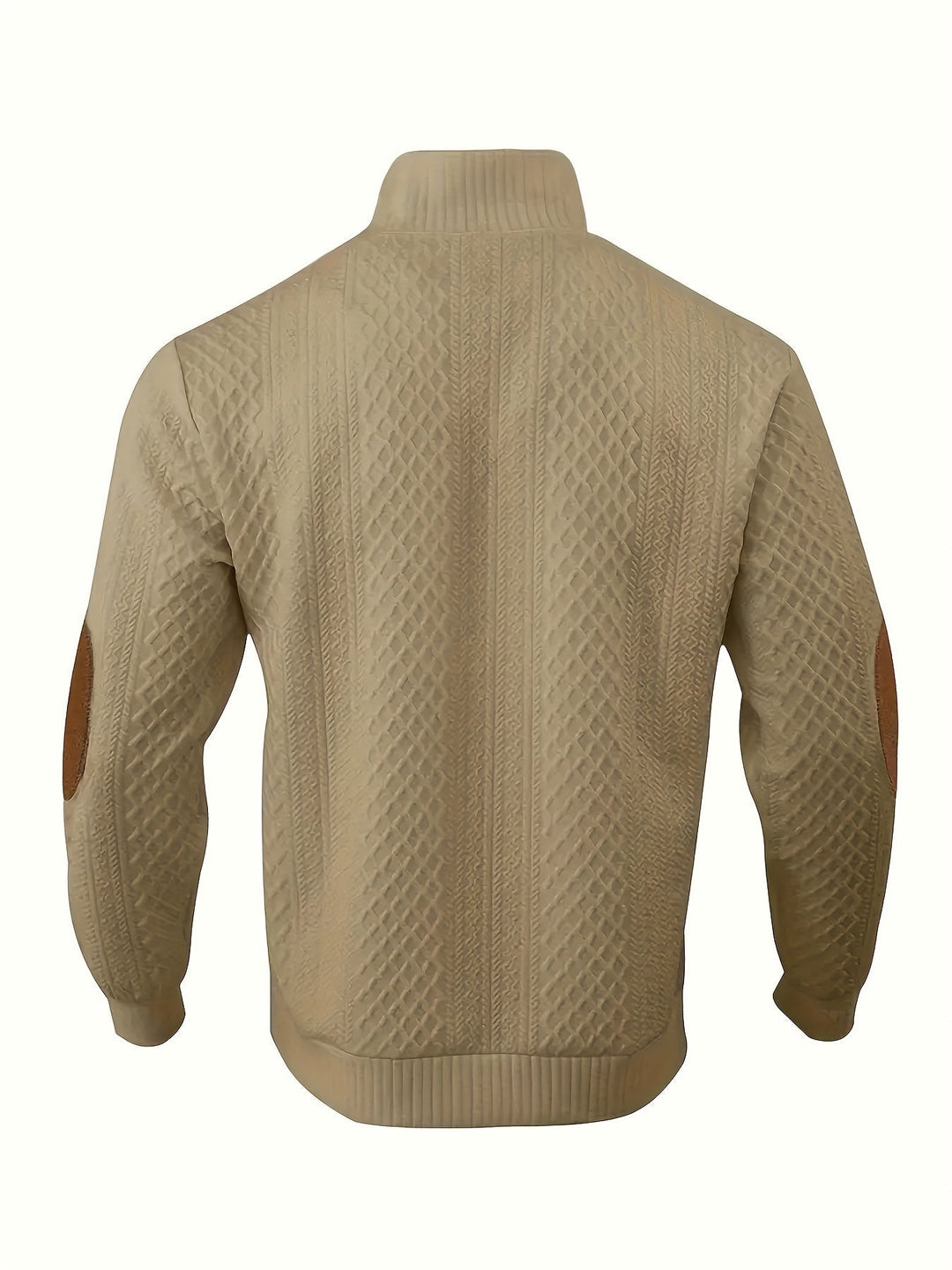 Wyróżniać się kołnierz guzik Henley sweter