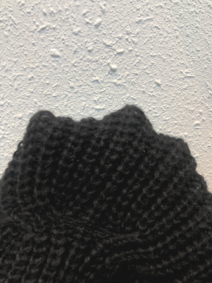 Miękki Bow-Detail długi rękaw kardigan