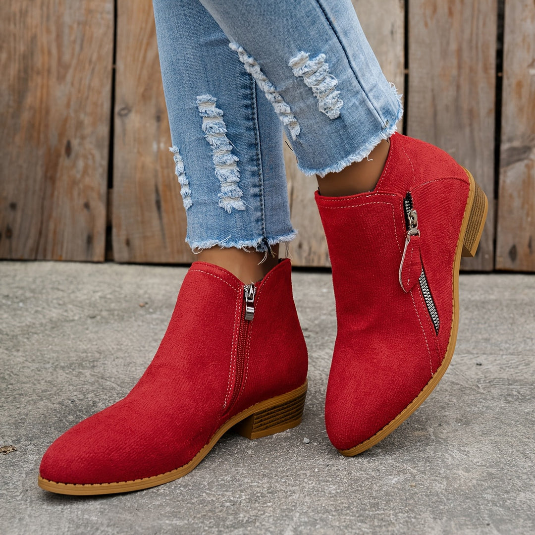 Elegancki wygodny Zipper buty