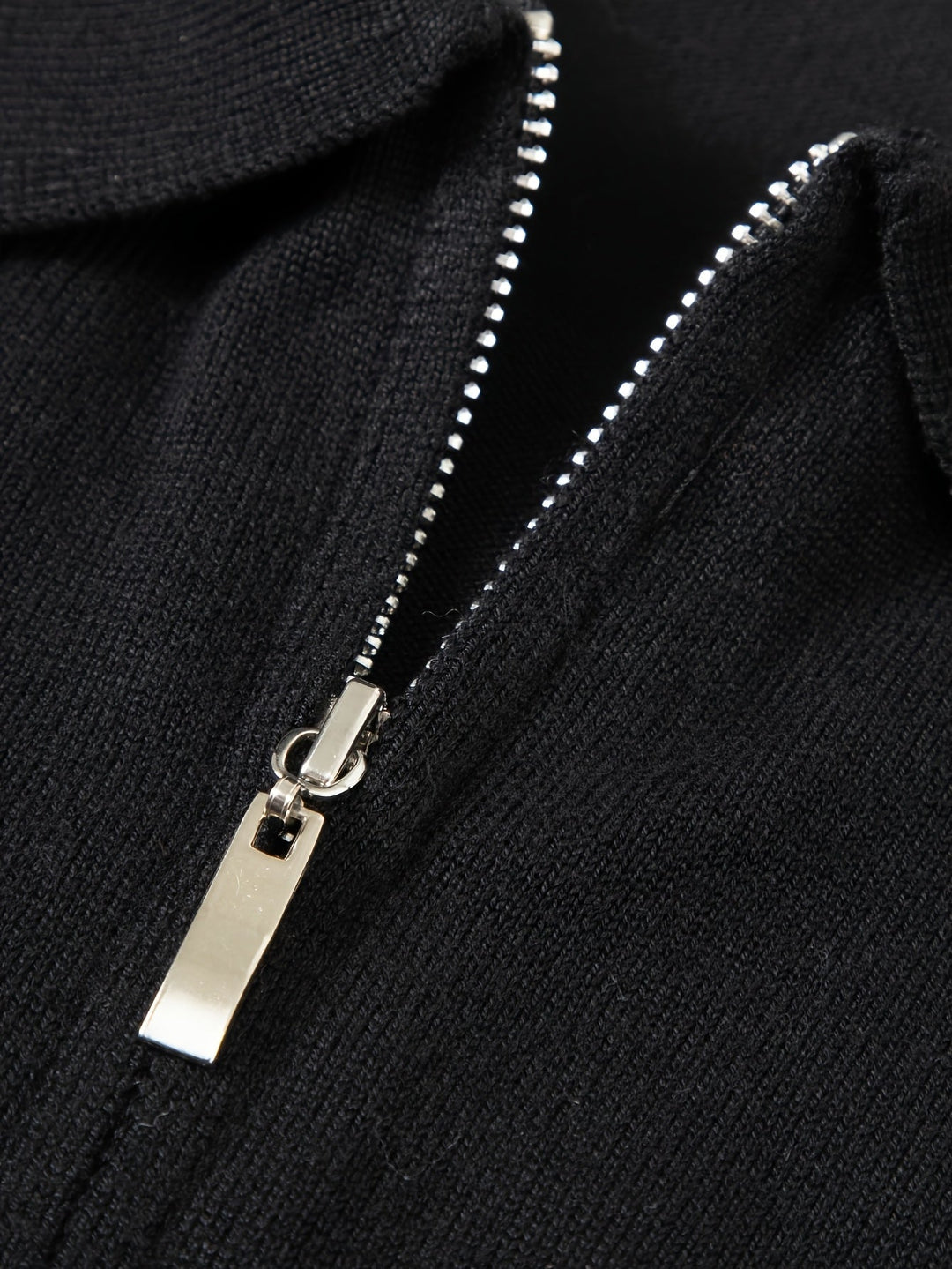 Elegancki zamek 1/4 polo sweter