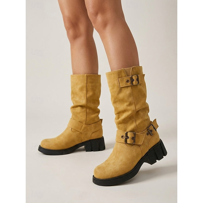 Klamra-detal średni-łydka buty motocyklowe