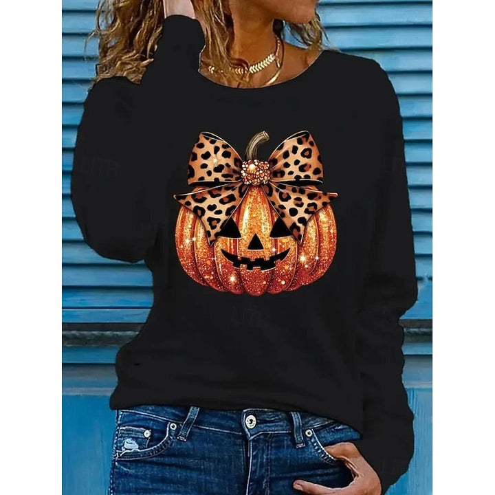 Sparkling Halloween Pumpkin top
