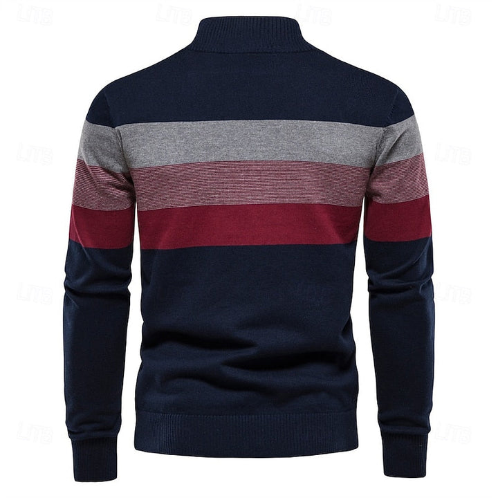 Zamek 1/4 dzianina sweter