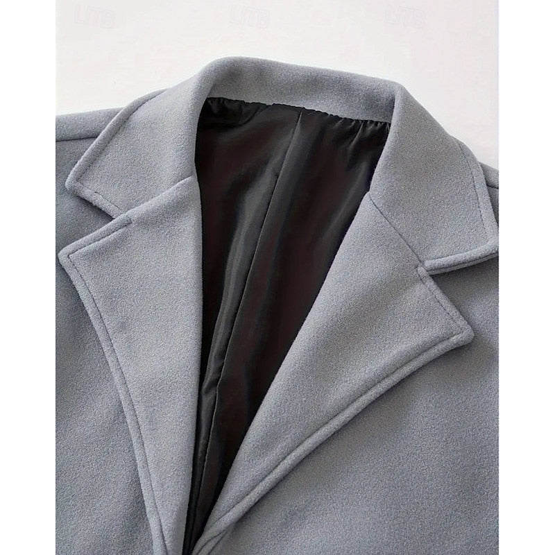 Klasyczny długi Overcoat