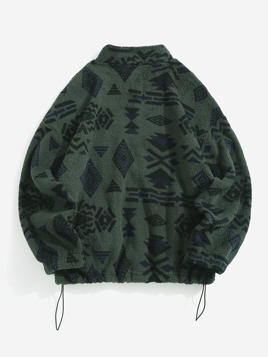 Wzorzysty Zip-Up kurtka