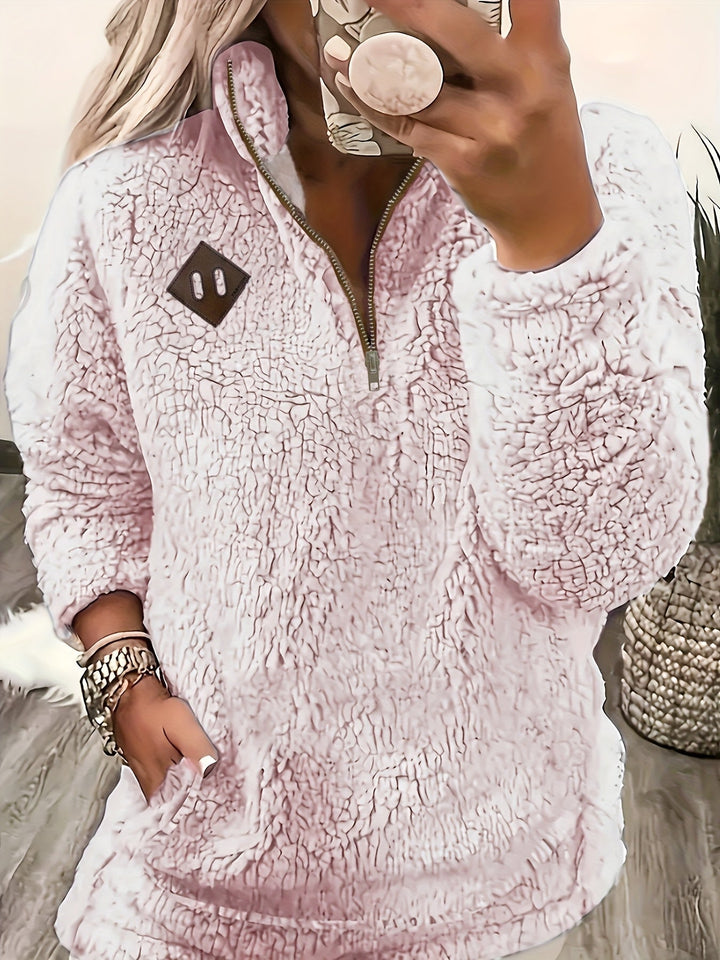 Przytulny zamek 1/2 sweter