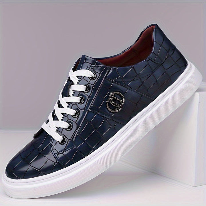 Elegancki fakturowany sneakersy