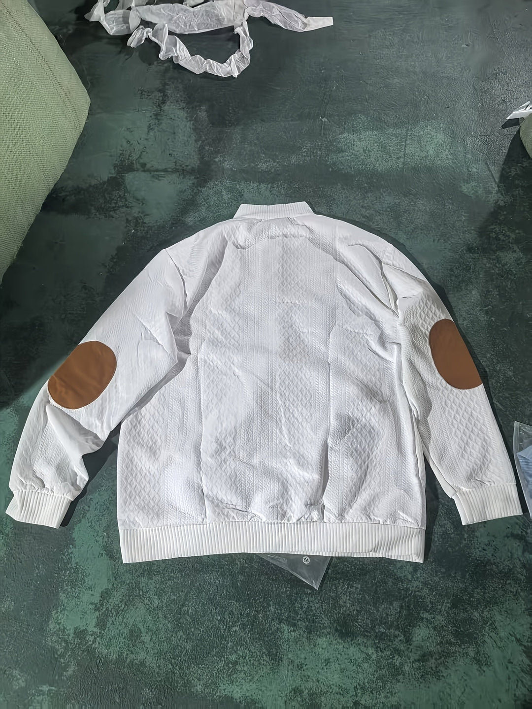 Wyróżniać się kołnierz guzik Henley sweter