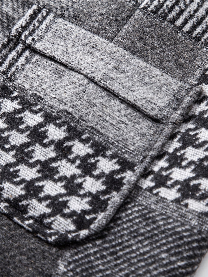 Patchwork dopasowany kamizelka