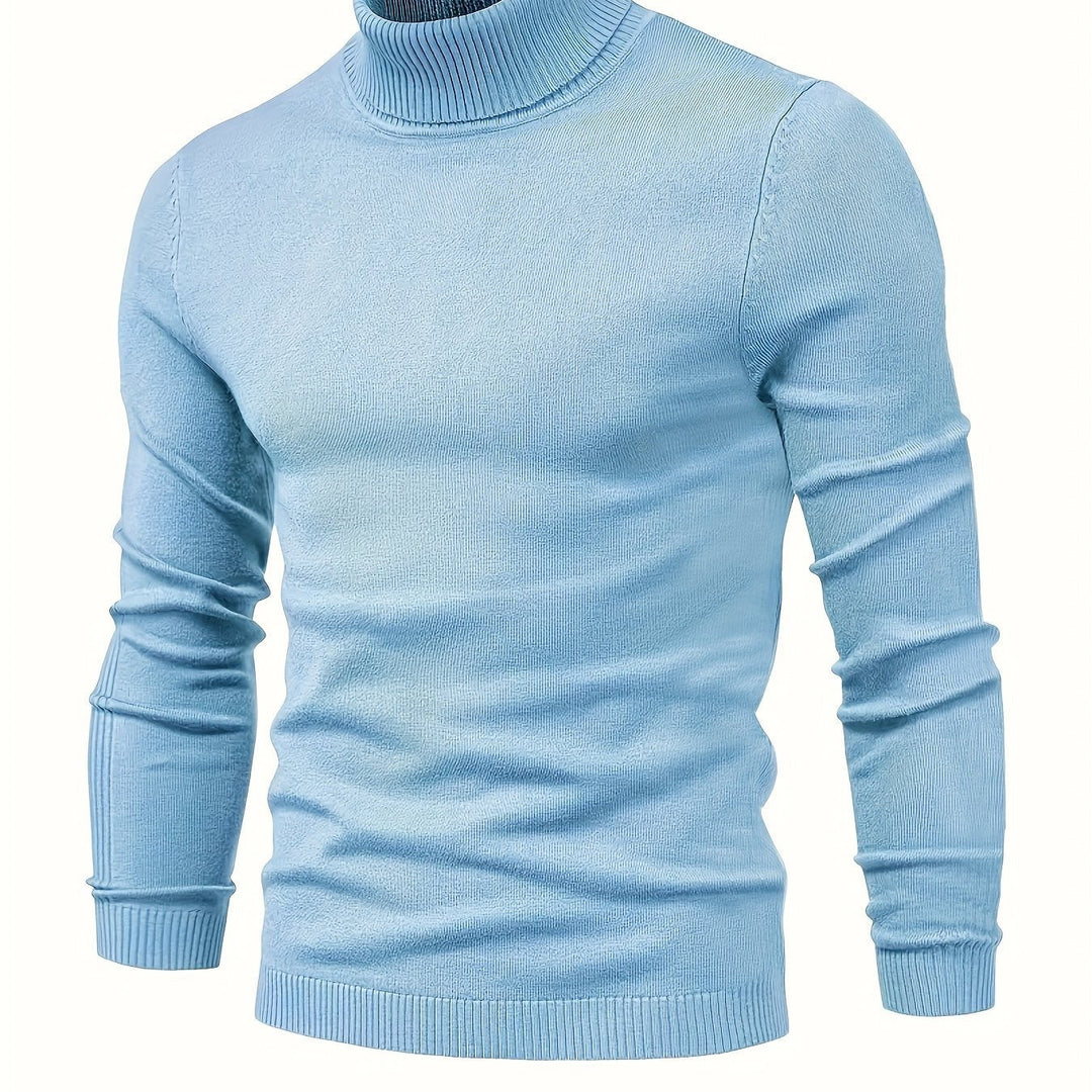 Klasyczny półgolf sweter