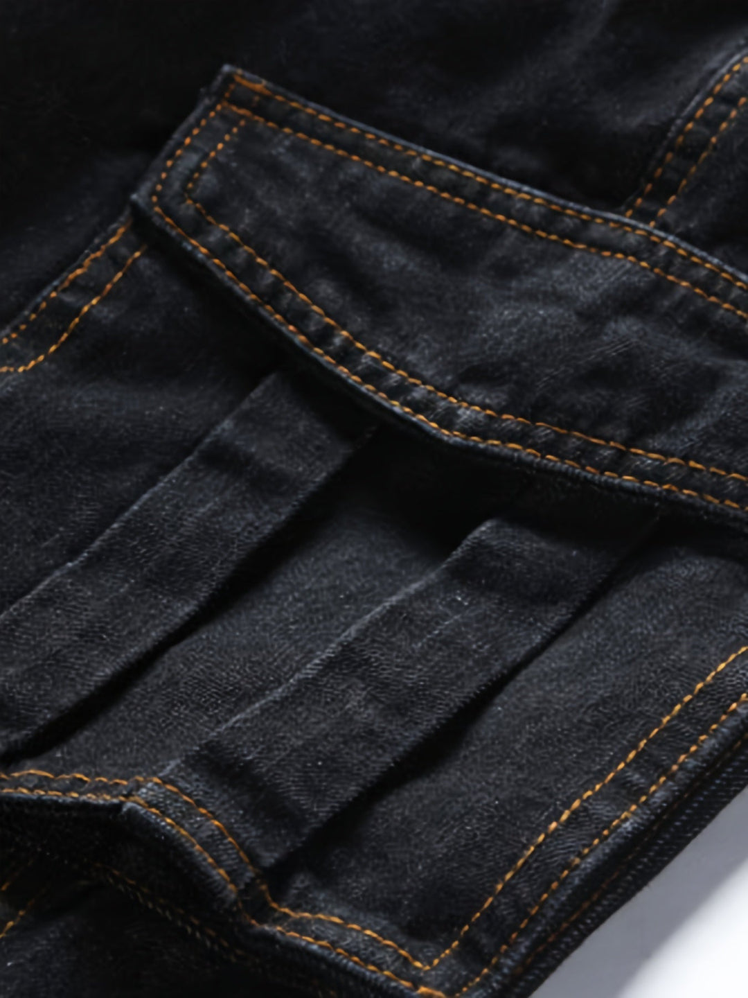 Solidny Multi-Pocket spodnie cargo