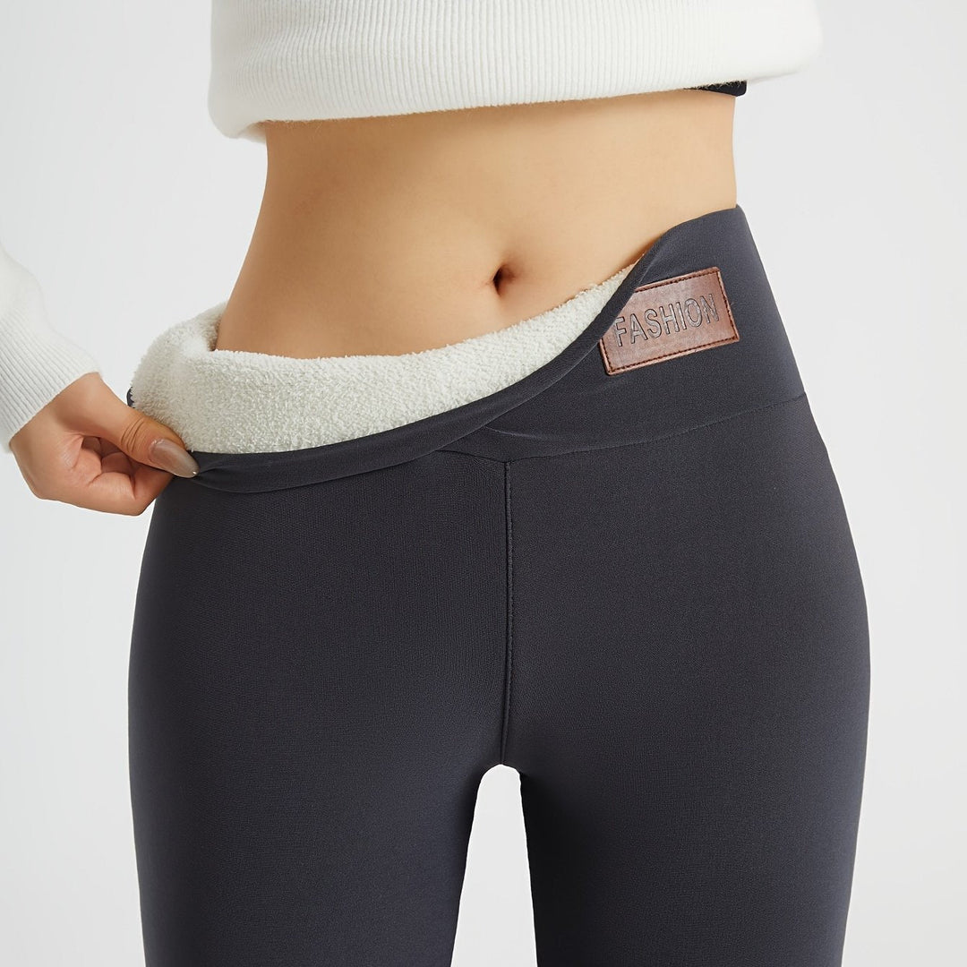 Wysoki-talia przytulny zimowy Leggings