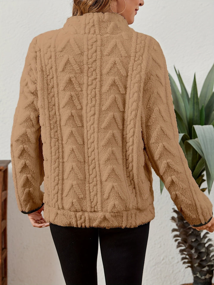 Przytulny zamek 1/2 sweter