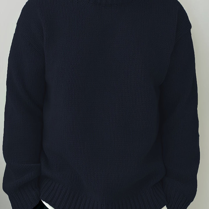 Swobodny Drop-Shoulder sweter