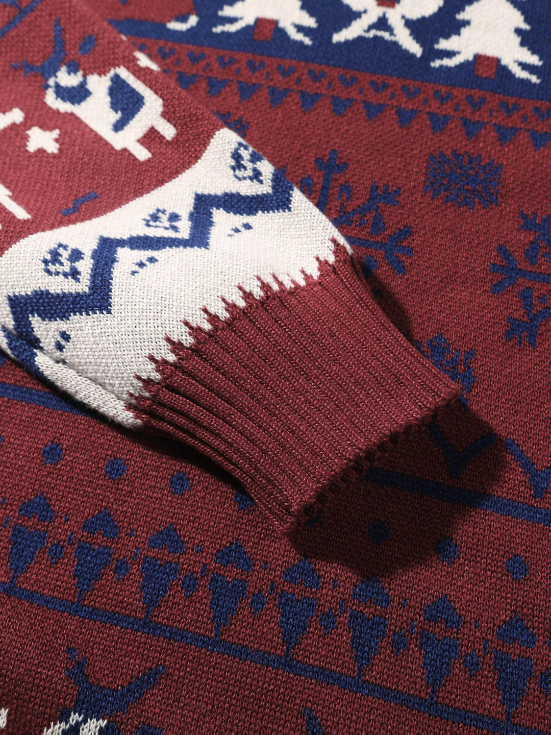 Christmas z kapturem sweter