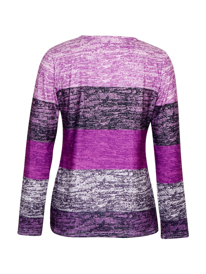 Colorblock zamek 1/4 top