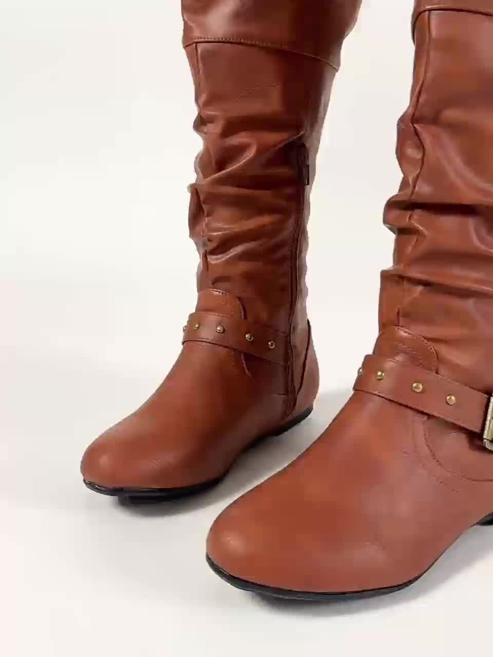 Luźny klamra Riding buty