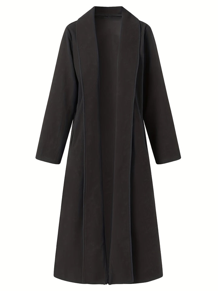 Elegancki wydłużony płaszcz