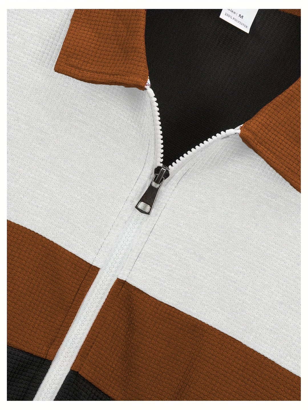 Blok kolorów Zip-Up kurtka