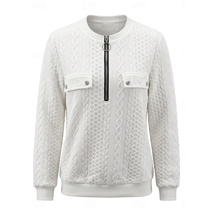 Cable-Textured zamek 1/4 top