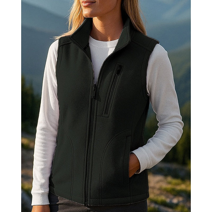 Przytulny Zip-Up kamizelka