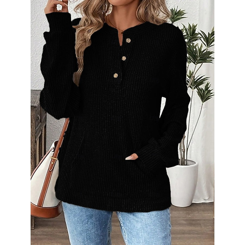 Swobodny Henley top