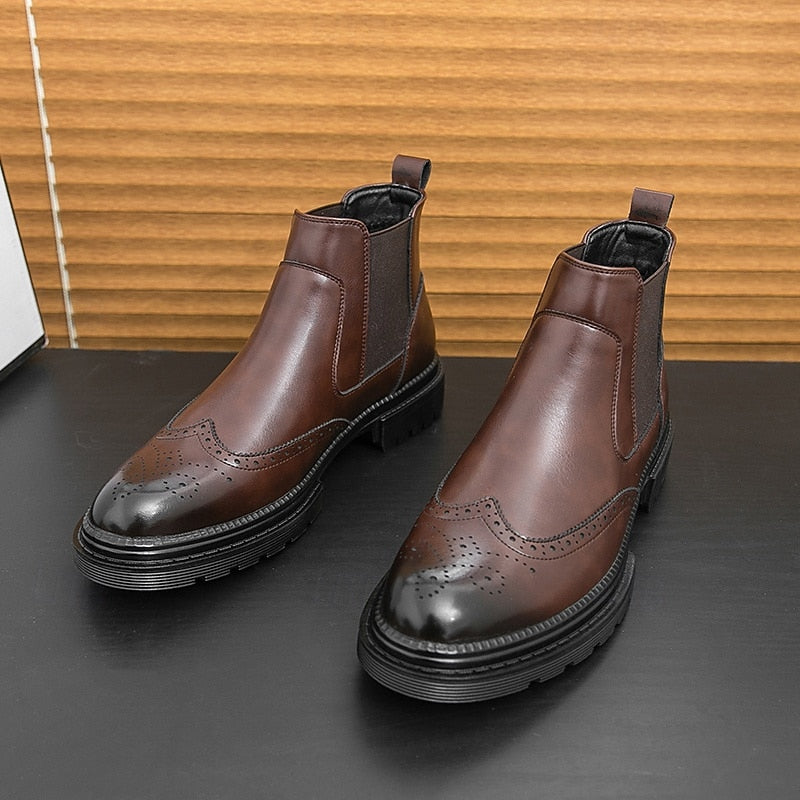 Wingtip sztyblety chelsea