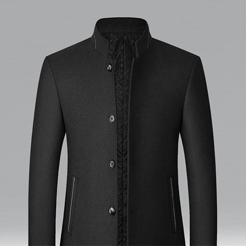 Elegancki stójka Overcoat