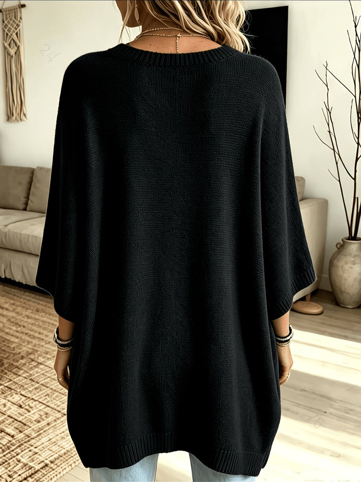 Swobodny Batwing sweter