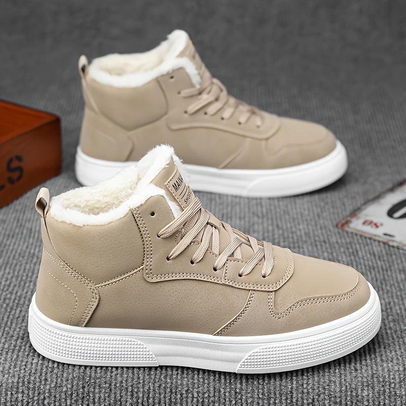 Ciepły-Lined wysokie sneakersy