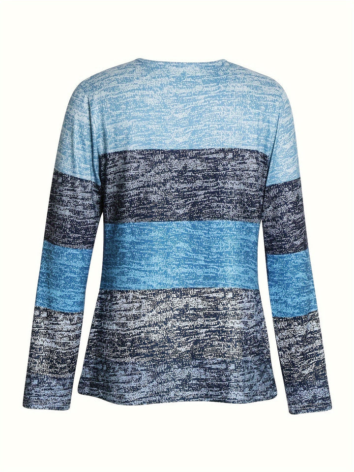 Colorblock zamek 1/4 top